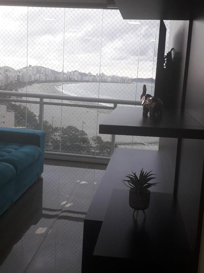 Maravilhoso Apto Vista Mar Jacuzzi Wi Fi Pe Areia Santos  Bagian luar foto