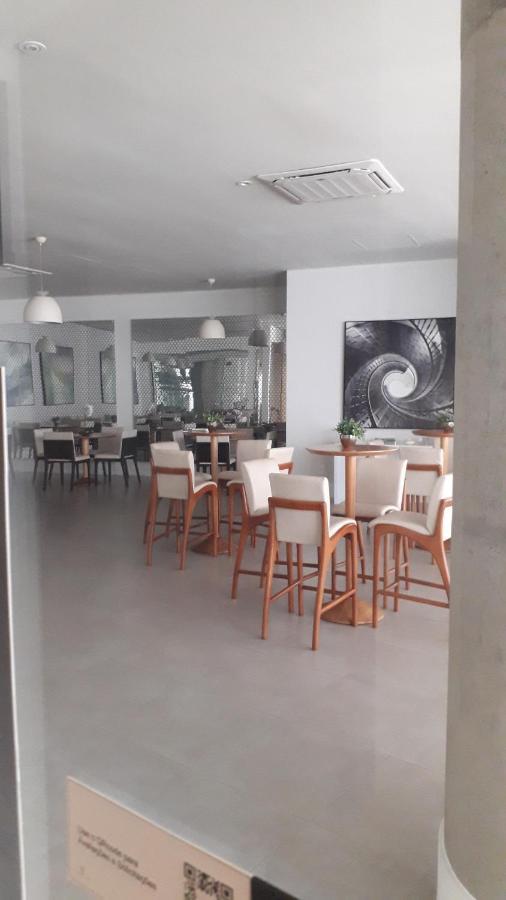 Maravilhoso Apto Vista Mar Jacuzzi Wi Fi Pe Areia Santos  Bagian luar foto