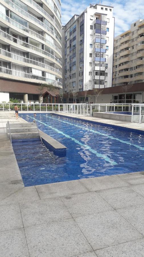 Maravilhoso Apto Vista Mar Jacuzzi Wi Fi Pe Areia Santos  Bagian luar foto