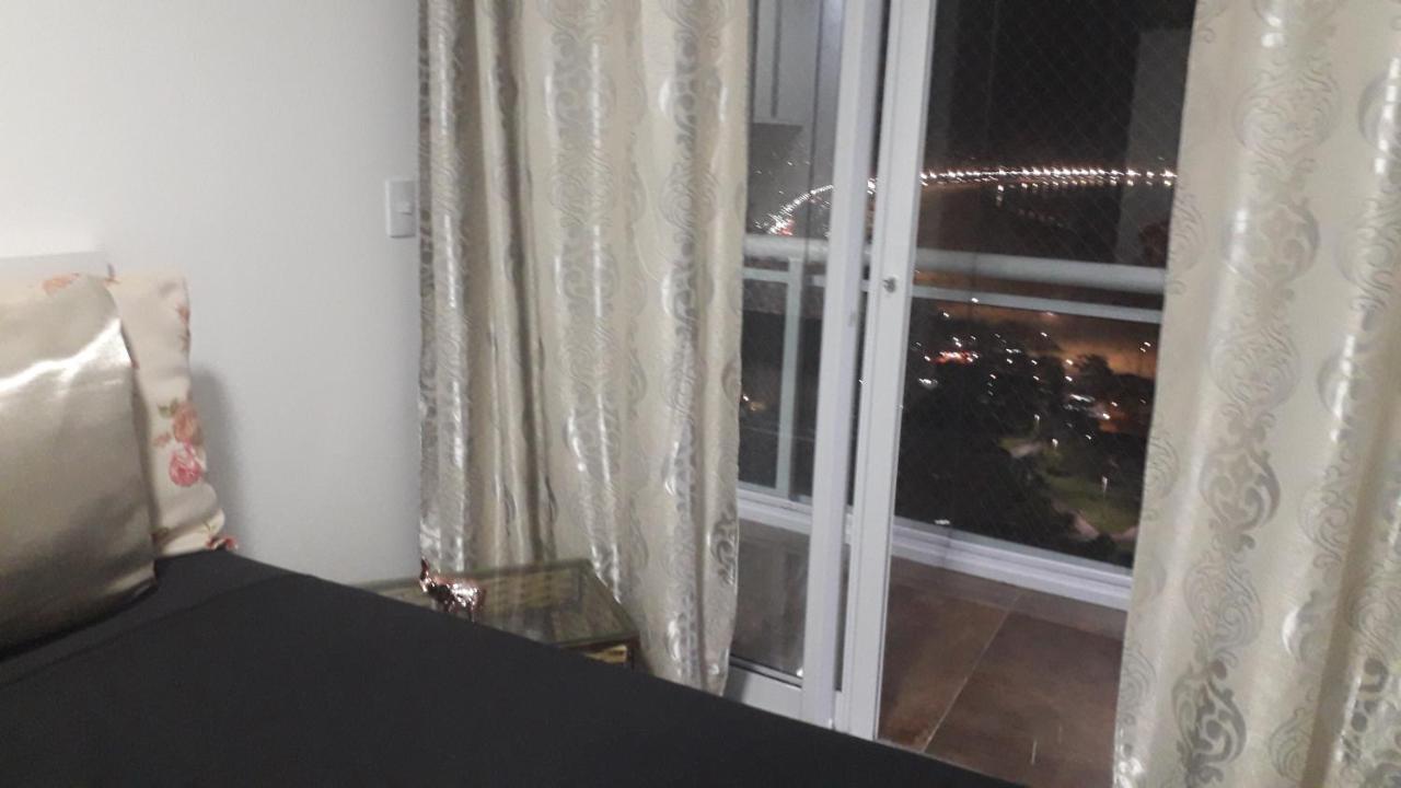 Maravilhoso Apto Vista Mar Jacuzzi Wi Fi Pe Areia Santos  Bagian luar foto
